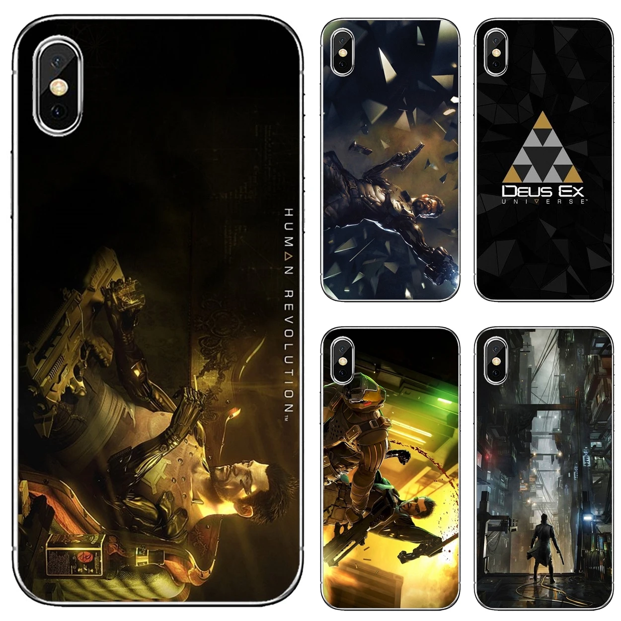 

Deus-Ex-Mankind-Divided-Games Soft Case Cover For iPod Touch iPhone 10 11 12 Pro 4S 5S SE 5C 6 6S 7 8 X XR XS Plus Max 2020