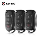 Сменный Чехол KEYYOU дистанционный ключ-брелок от машины для Hyundai IX35, i20, IX45, HB20, SANTA FE, Accent