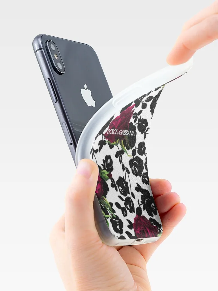 Cedol цветочный прозрачный чехол для Apple iphone X XSMAX XR чехол для iphone 6 6s 5 5S Coque iphone 7 8 чехол для iphone xr чехол