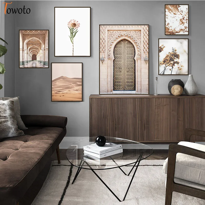 Ближний Восток ислам холст украшения картина печатный плакат пейзаж