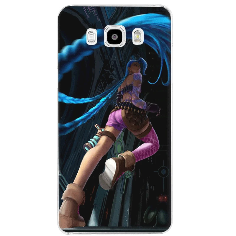Чехол для телефона samsung Galaxy A20 A30 A40 A50 A60 A70 A10 A3 A5 A6 A7 A8 A9 плюс Жесткий Джинкс League Of