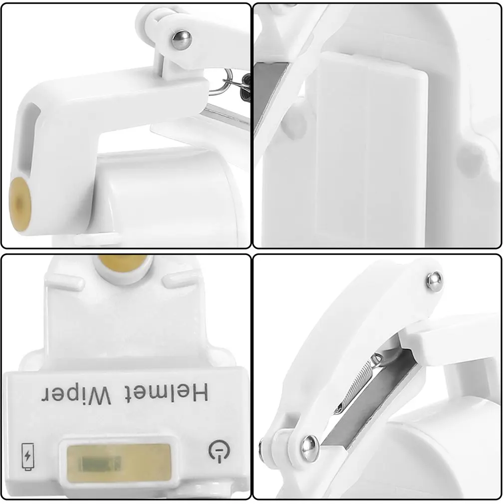 

Universal Mini Electric Wiper for Motorcycle Helmet Windshield Wiper Compatible With Most Visor Dropshipping