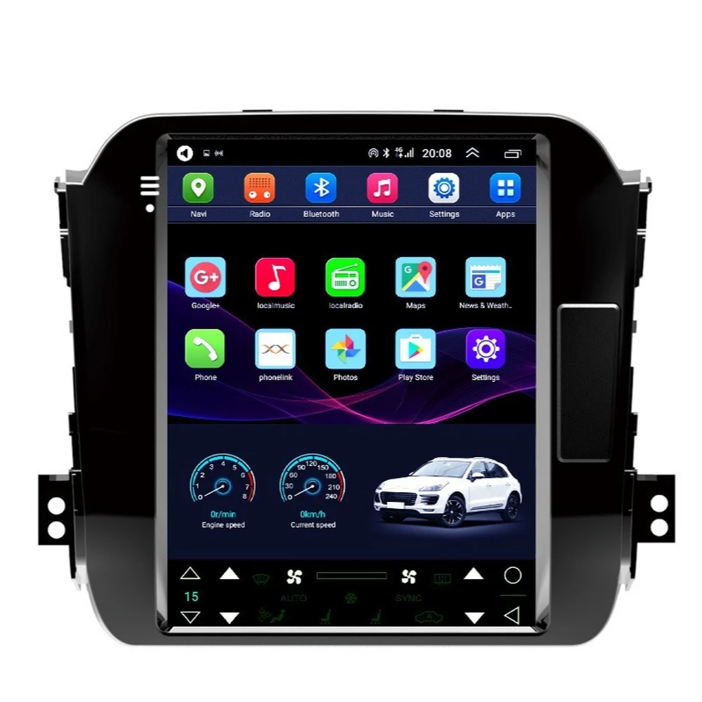 

Автомобильный GPS-навигатор для KIA SPORTAGE 2010-2015, мультимедийный плеер в стиле Tesla с Bluetooth, Wi-Fi, зеркальной связью