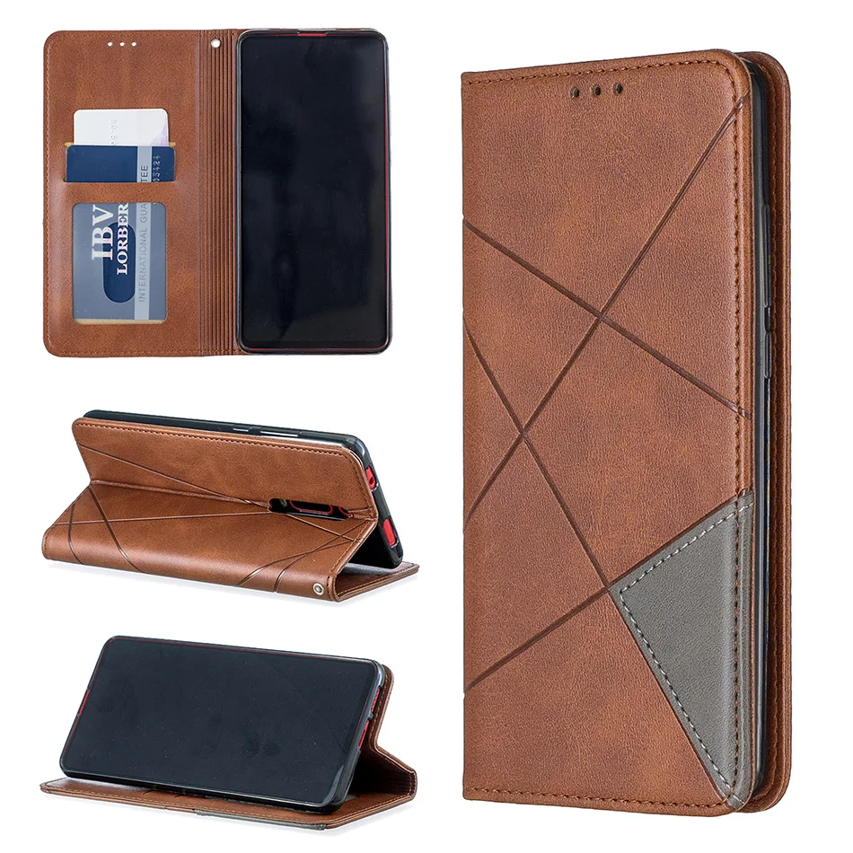 Магнитный чехол книжка из искусственной кожи для Redmi K20 7A Xiaomi Mi 9T Note 7 Pro 7S чехлы