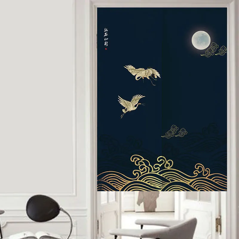 Новинка дверная занавеска для гостиной спальни фэн-шуй японская | Дом и сад