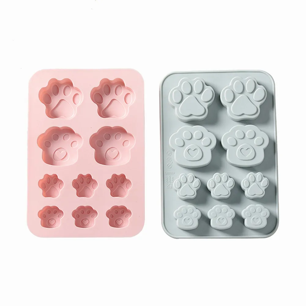 

10 Holes Cute Silicone Chocolate Molds Fondant Cakes Decorating Tools For Baking Candy DIY Moulds Ice Pastry Kitchen Accessories