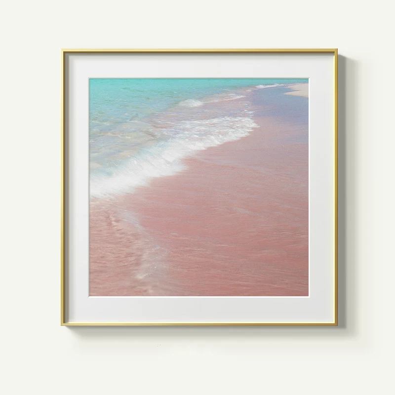 Океанские пейзажные волны картина &quotзакат&quot морской пляж постер печать