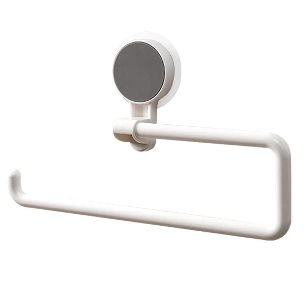 

Multi-function Bathroom Towel Paper Roll Rack Vacuum Suction Cup Kitchen Bathroom Holder VJ-Drop
