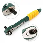 Мини-отвертка с головкой 14 дюйма, 6,35 мм, внутренний шестигранный гаечный ключ с трещоткой, торцевой ключ с двойной головкой, аксессуары для домашнего инструмента