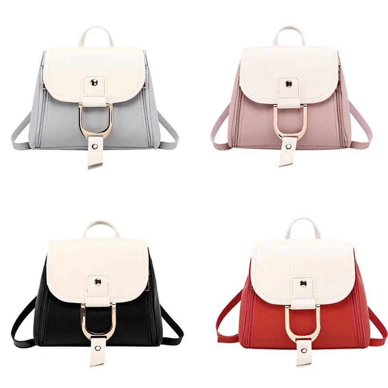 Женская Повседневная сумка через плечо модная цветная летняя кожаная мессенджер