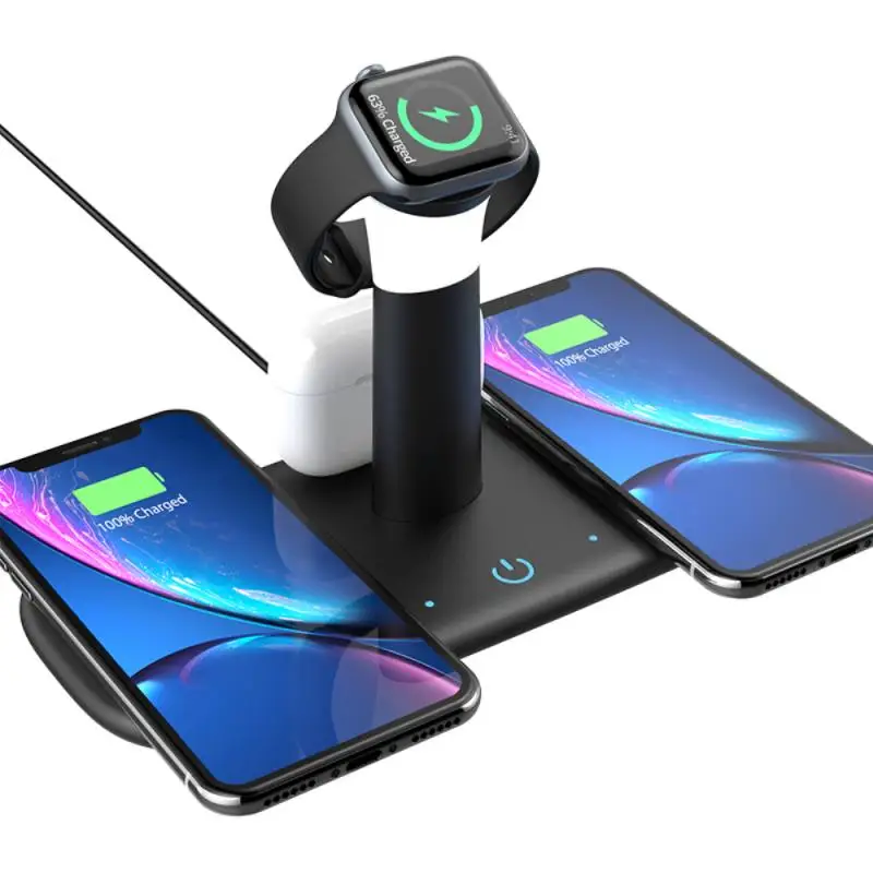

5 in 1 Magnetic 15W Wireless Charger For iPhone 12 Mobile Phone Charger For iPhone 12 Pro Fast Charging For iwatch Airpods