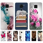 Чехол для Xiaomi Redmi Note 9, Мягкий Силиконовый ТПУ чехол на заднюю панель телефона Redmi Note 9 Pro, бампер, оболочка, окрашенные Чехлы, милые сумки