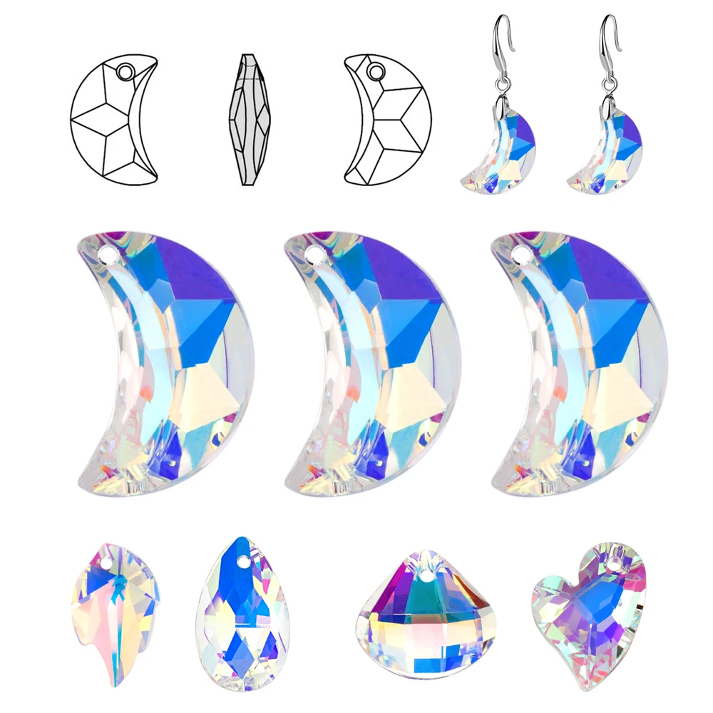 

Бусины-подвески в виде австрийской Луны, 20 мм, 10 дюймов