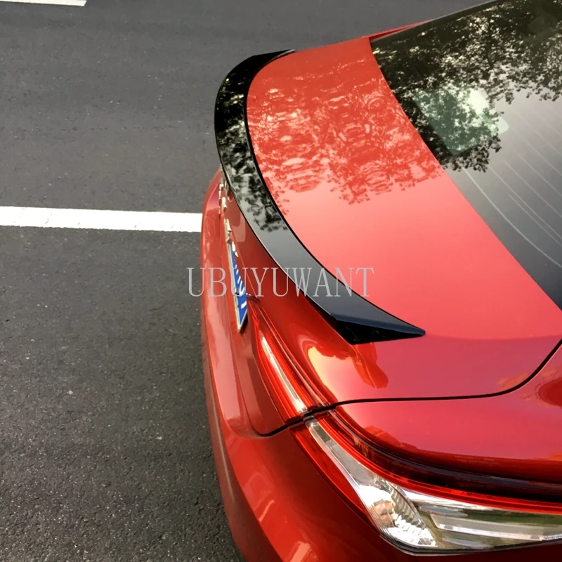 Черный Задний спойлер для Toyota Camry 2018 автомобильный стиль внешний высокое