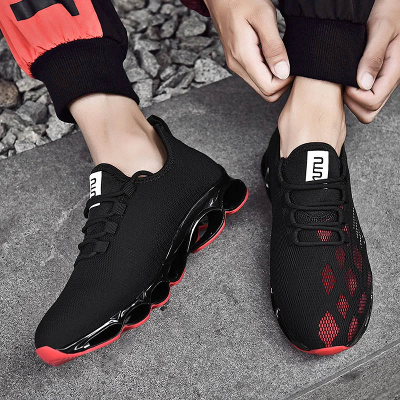 Мужские кроссовки; дышащая повседневная обувь; красовки; Mocassin Basket Homme; сетчатые легкие кроссовки; Chaussures для мужчин; спортивная обувь