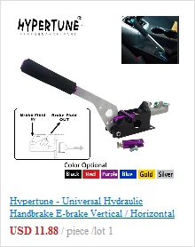 Hypertune-Универсальный Автомобильный Алюминиевый рукав для ручного тормоза, ручка ручного тормоза, защитная крышка для рук с PQY, наклейка HT-HBC11