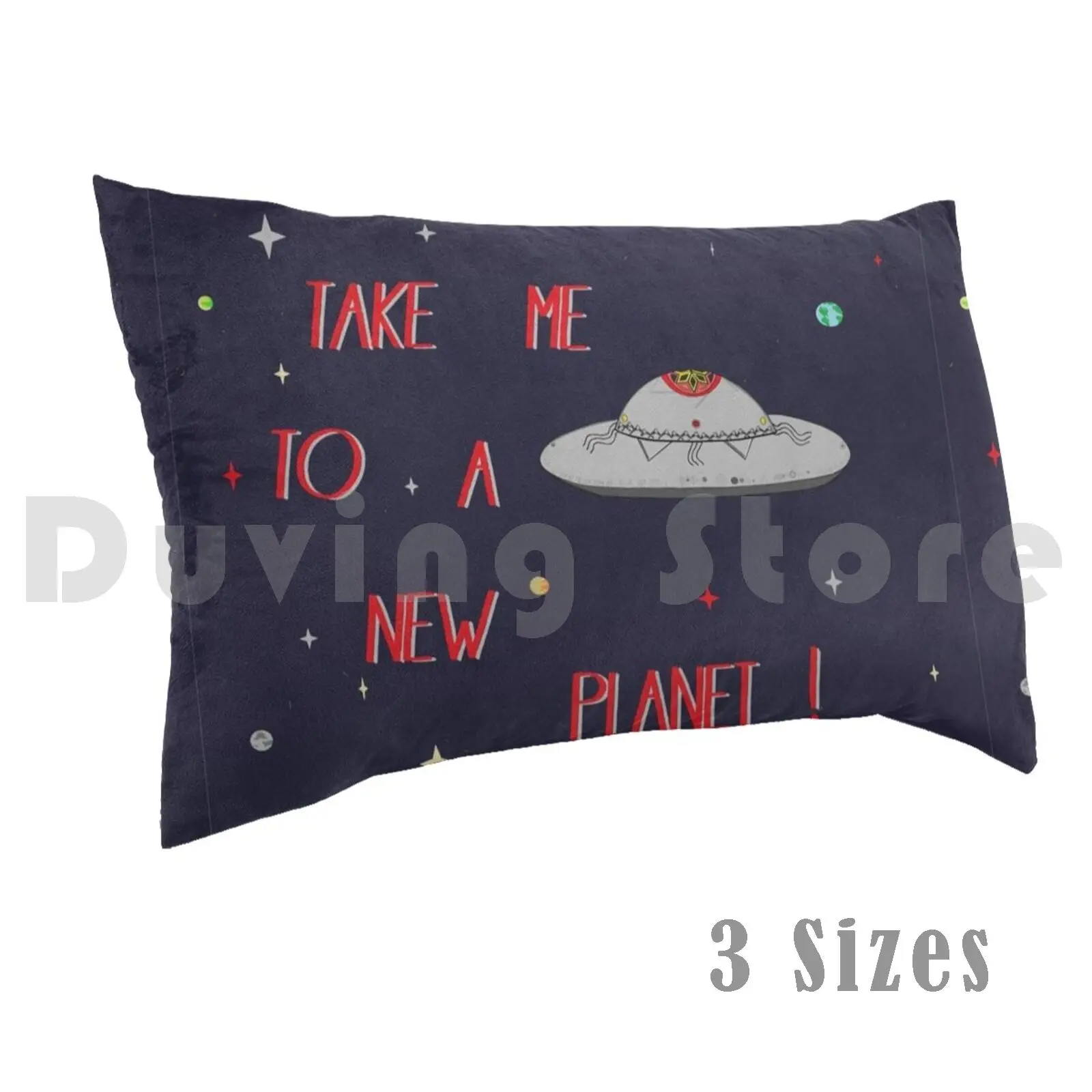 

Pillow Case Save Me From This Planet Hat Ufo Sky Stars Believe Earth Corruption Help Space Universe