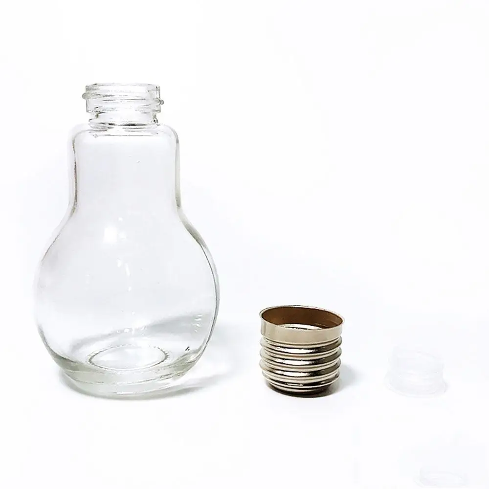 Мода 100/200 мл стеклянный напитки пить воду бутылочная колба бутылка для воды декор