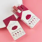 4 шт.компл. длинная-Искусственная матовая бархатная розово-красная Сексуальная тинт для губ Макияж антипригарная чашка женская косметика для губ TSLM1