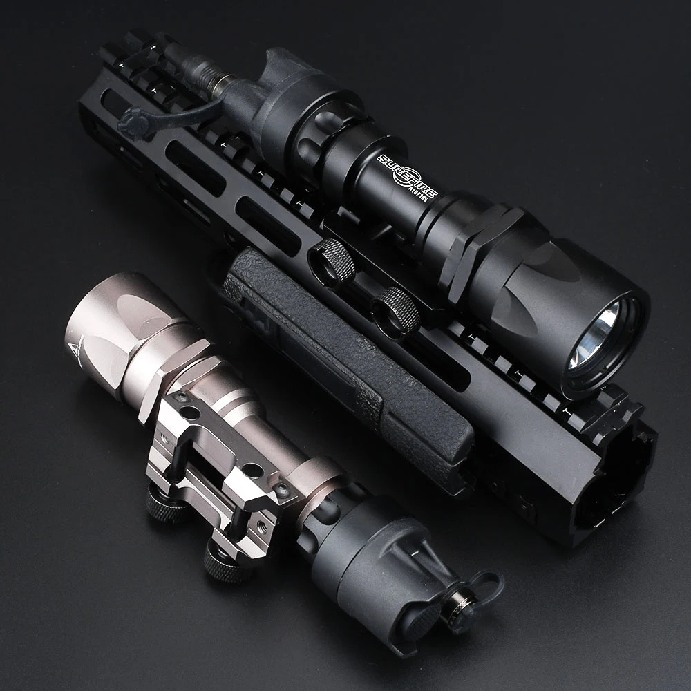 

Surefir M951 LED Version Super Bright Tactical Hunting Flashlight Weapon Scout Lights With Remote Pressure Switch Fit 20mm Rail