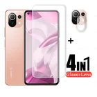 Защитное стекло для экрана и объектива камеры Xiaomi 11 Lite, 5G, 5G, 5G, NE, 2 шт.
