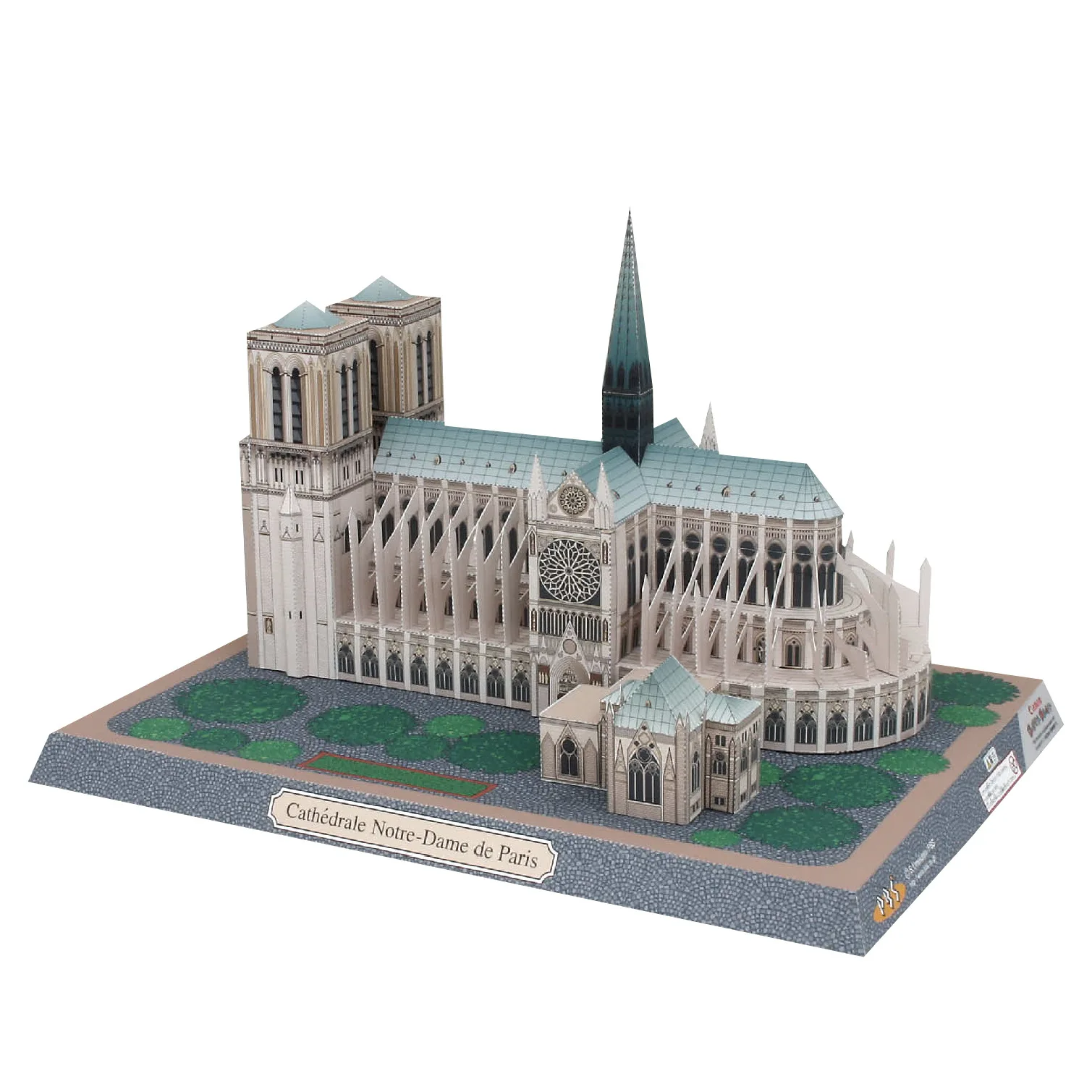 25x16x20 см всемирно известная 3D бумажная модель истории Нотр Дам де Пари