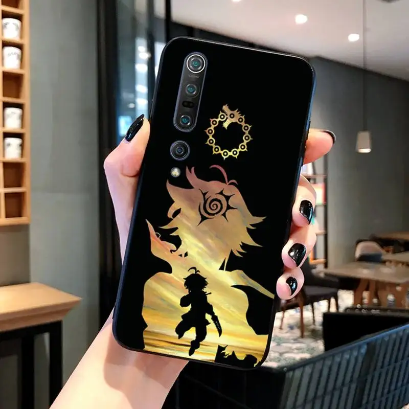 

Seven Deadly Sins Meliodas Phone Case Black Cover For Xiaomi 6X 8 8Lite 9T 10 10Lite Note 8 8T 9Pro 9Promax Cases
