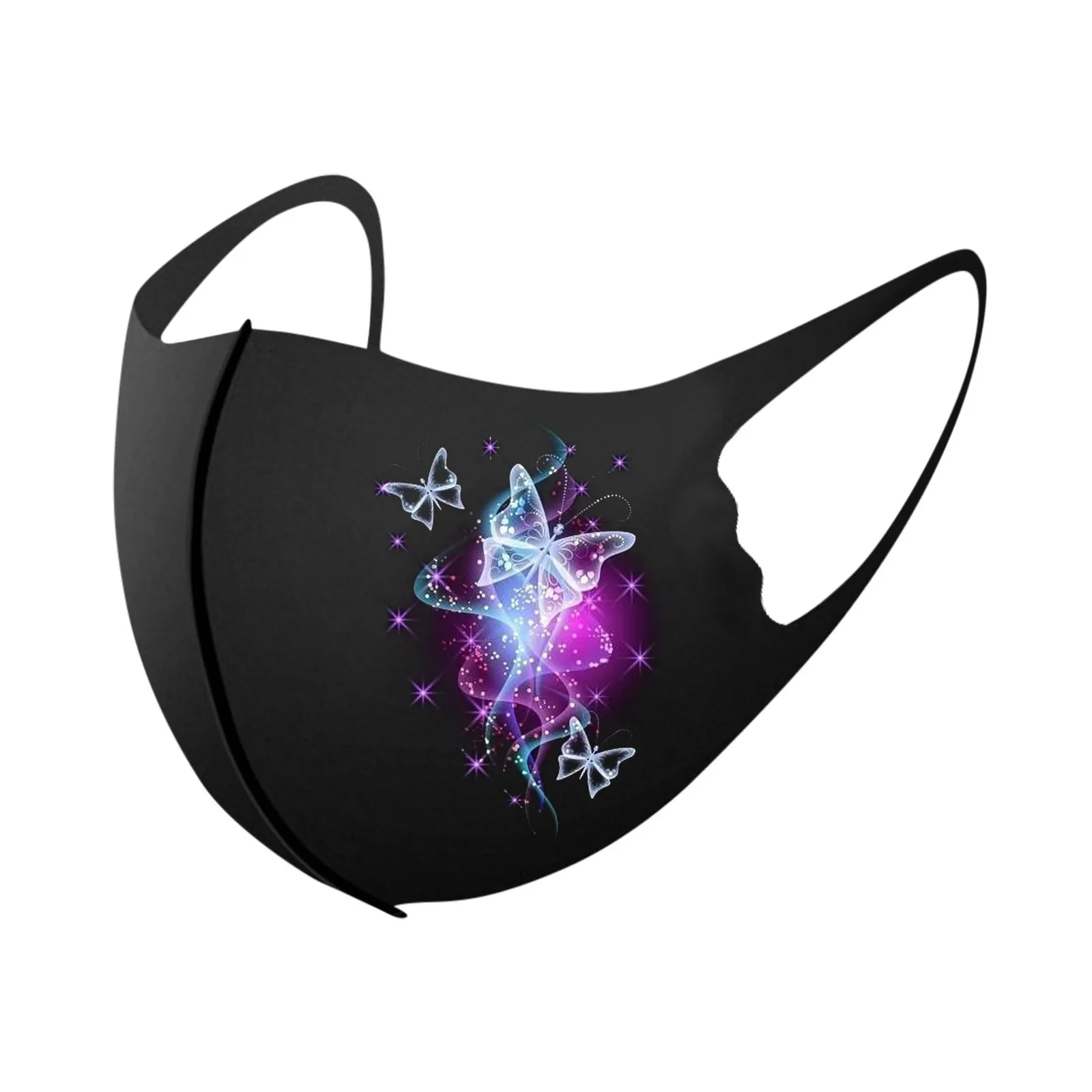 Детская маска для лица с принтом мечты бабочки моющаяся многоразовая косплея |