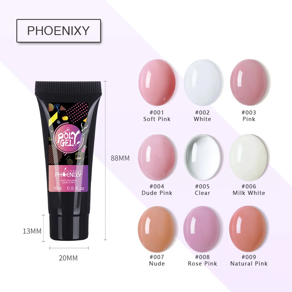 Маникюрный набор поли гель комплект с 80 Вт светодиодный Сушилка лампы маникюрных