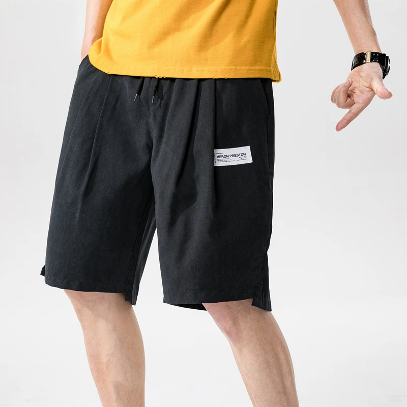 

Summer New Shorts Loose Men's Casual Shorts Drawstring Waist Bermuda Shorts Men Plus Size 4XL 5XL