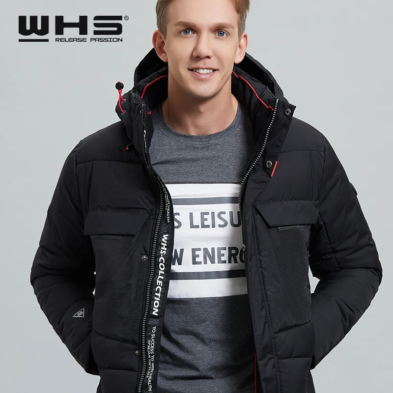WHS Мужская подходящая расцветка модная мужская уличная альпинистская хлопковая
