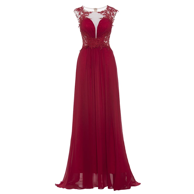 Red Dressv темно-Королевское синее длинное вечернее платье с бусинами, недорогое платье с глубоким вырезом для свадебной вечеринки, торжественное платье трапециевидной формы с аппликацией, вечернее платье es - Цвет: Red