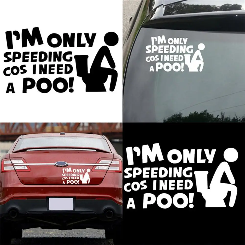 Стикер автомобиля креативный я только превышение скорости потому что мне нужен