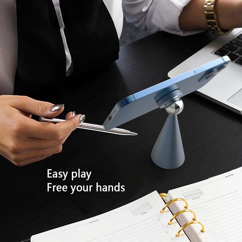 

Magnetic Phone Holder For MagSafe Charger For IPhone 12 Adjustable Desktop Phone Holder Desktop Accessories