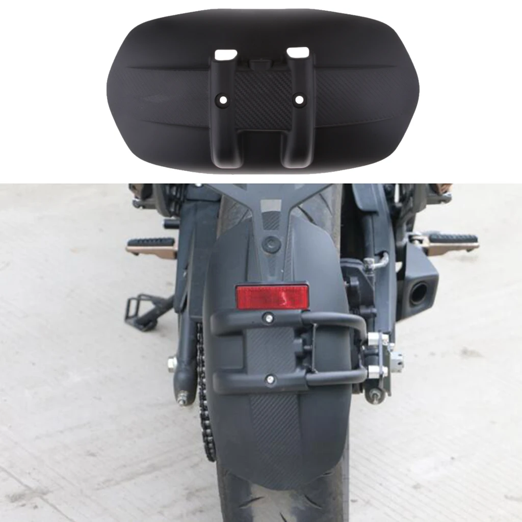 

Black Plastic Motorcycle Rear Wheel Cover Fender Splash Guard Mudguard #004