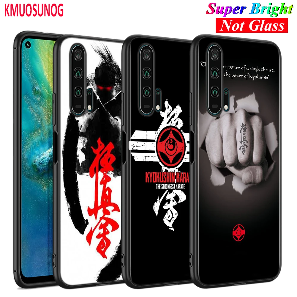 Черный силиконовый чехол Oyama Kyokushin Karate для Huawei Honor V20 10i 9X 8X 20 10 9 Lite 8 8A 7A 7C Pro