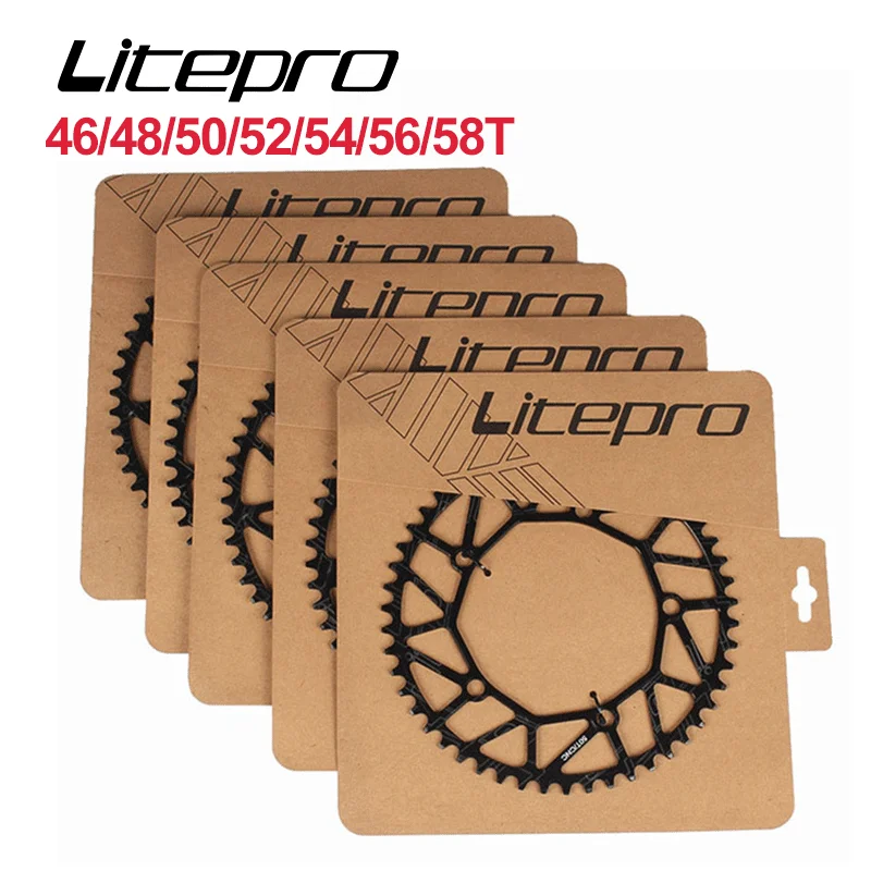 Litepro дорожный складной велосипед колеса цепи 130 BCD Большие размеры 9 10 11 Скорость