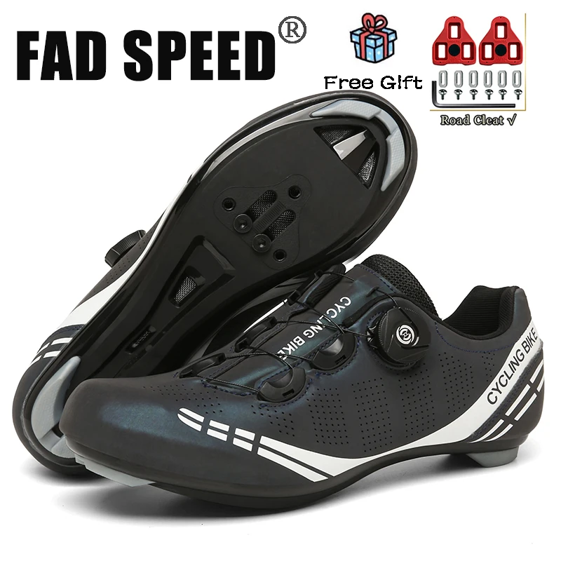 

2021 Ultralight Self-Locking Pro Men's Cycling Shoes Racing Road Bike Triathlon Shoes Bicycle Lock Sneakers Zapatillas Ciclismo