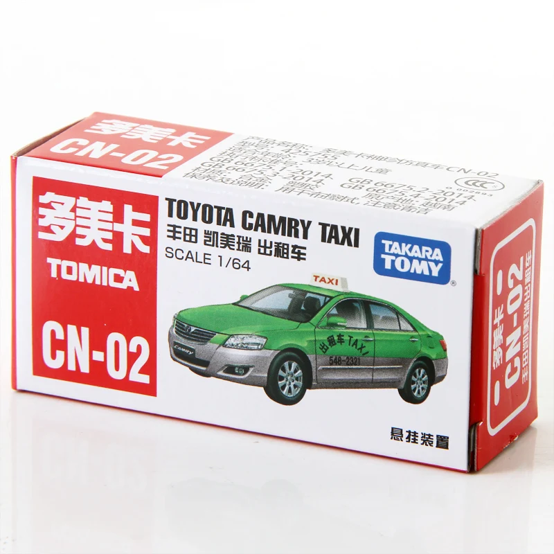 Takara Tomy Tomica CN 02 Toyota Camry Taxi 1/64 металлическая литая модель автомобиля|Наземный