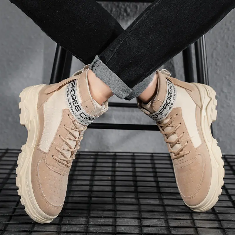 

Autumn men's Martin boots high-top shoes British style Korean style casual tooling boots men's shoes student shoes men