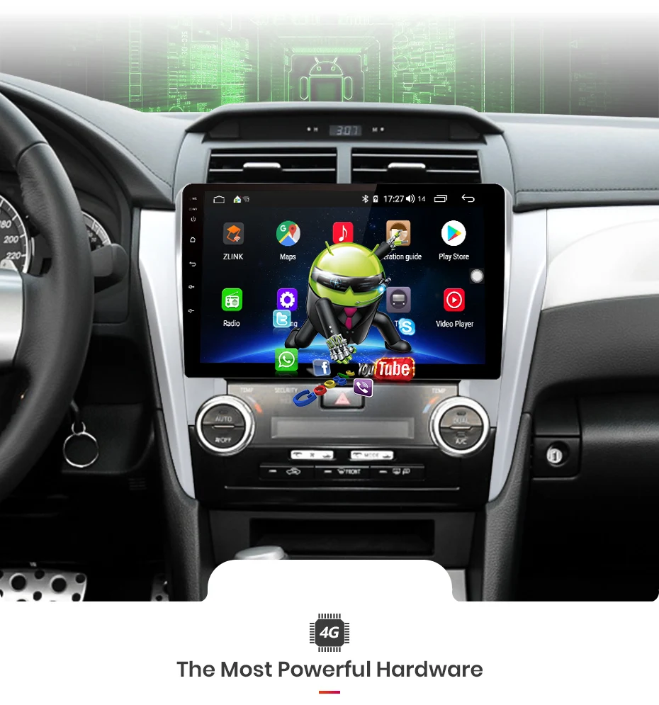 Junsun V1 pro 4G+ 64G CarPlay DSP Android 8,1 автомобильный Радио Мультимедиа стерео плеер gps для Toyota Camry 8 50 55 2011- 2Din DVD