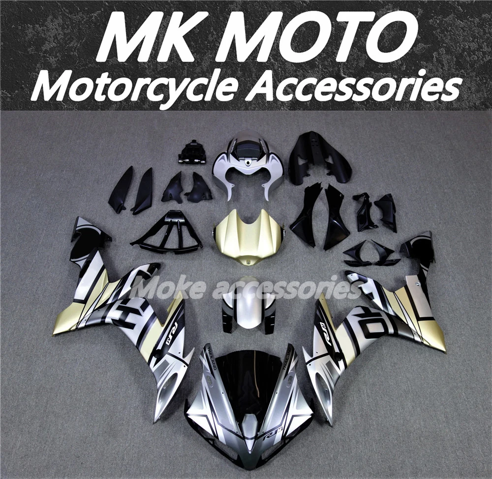 Motorcycle Fairings Kit Fit For Yzf R1 2004 2005 2006 Bodywork Set High Quality Abs Injection Grey Black champaign gold