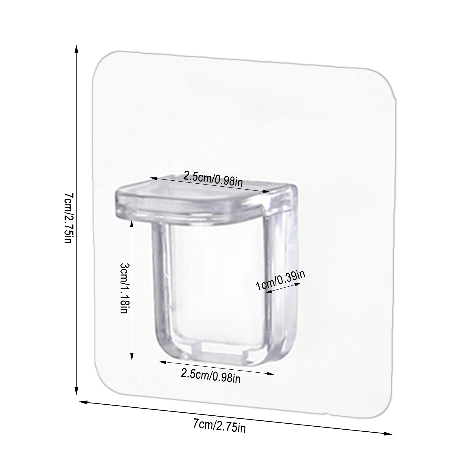 

10PCS Shelf Support Adhesive Pegs Plastic Closet Cabinet Shelf Support Clip Wall Hanger Clapboard Punch Free Hook Sticker