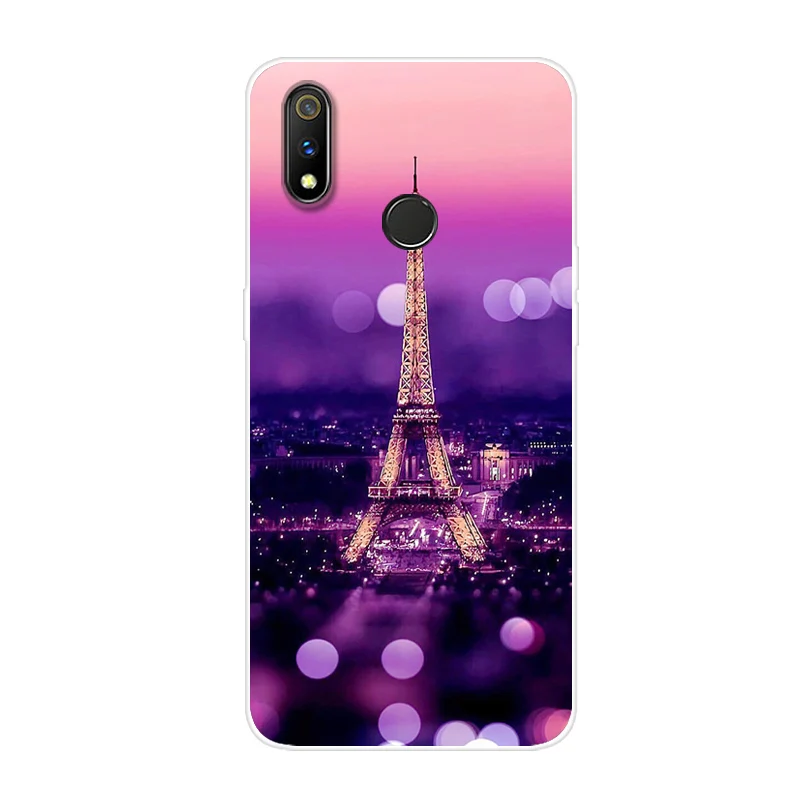 24- Мягкий чехол из ТПУ для OPPO Realme 3 Pro, Прозрачный бампер с мультяшным рисунком, задняя крышка для телефона OPPO Realme3 3Pro Realme3Pro, силиконовый чехол s - Цвет: 24-