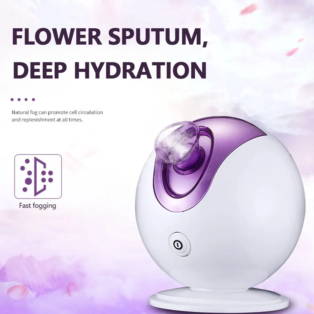 Высококачественный нано ионный отпариватель для лица с теплым туманом Личная