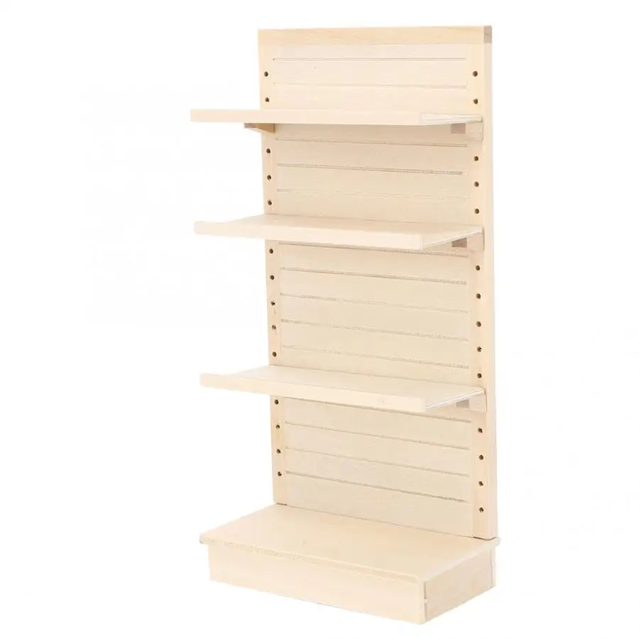 1/12 миниатюрный кукольный домик полки для супермаркета деревянная мини модель