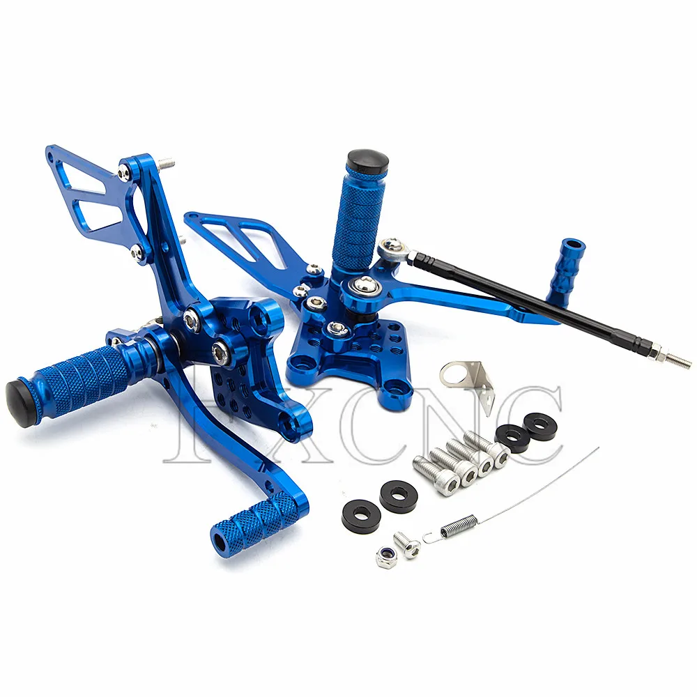 CNC мотоцикл подножки отдых Rearset задний Набор Подножка для Suzuki GSXR 600 750 1000 K1-K5 SV 650 SV650S SV1000/S 1998