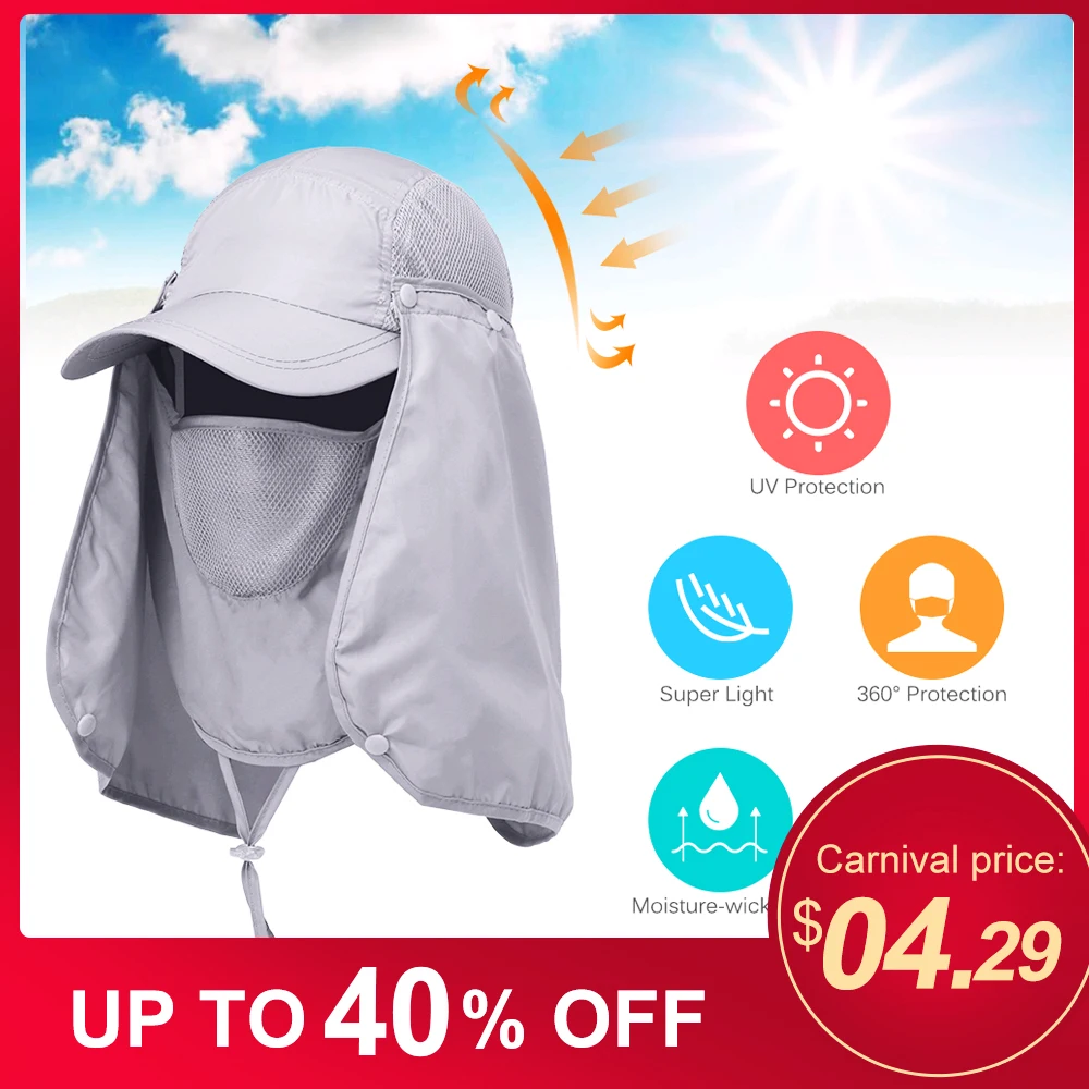 Новая рыболовная шляпа Солнцезащитная уличная спортивная походная Кепка с