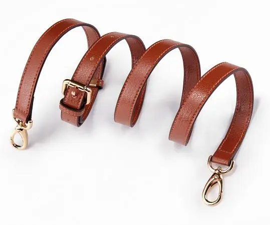 1.8CM dark brow 1,2/1,8 см ширина из натуральной кожи подгоняемый Замена крестообразные ремни сумка Аксессуары Золотая Серебряная фурнитура крест узор - Цвет: 1.8CM dark brow