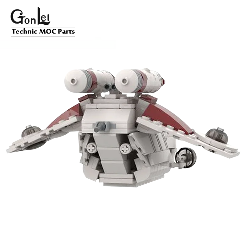 Новая Республика Gunship Midi Scale LAAT/i Звездный план MOC строительные блоки кирпичи серия